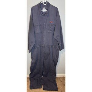 Lapco Fire Resistant Coveralls 6XL Regular Blue FLAWED Cat 2